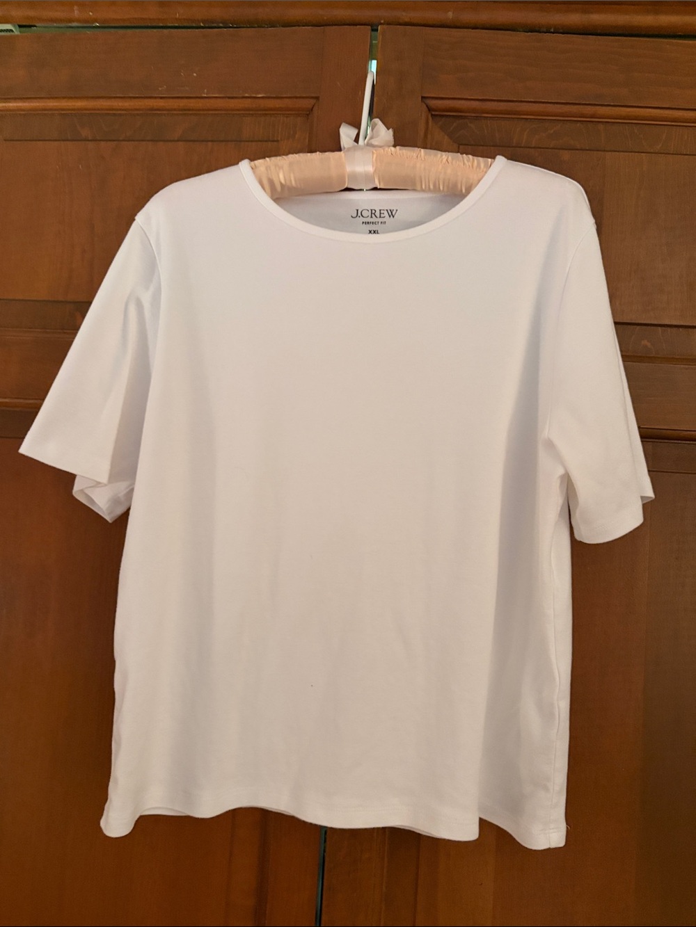 J. Crew White Crewneck Short Sleeve Tee